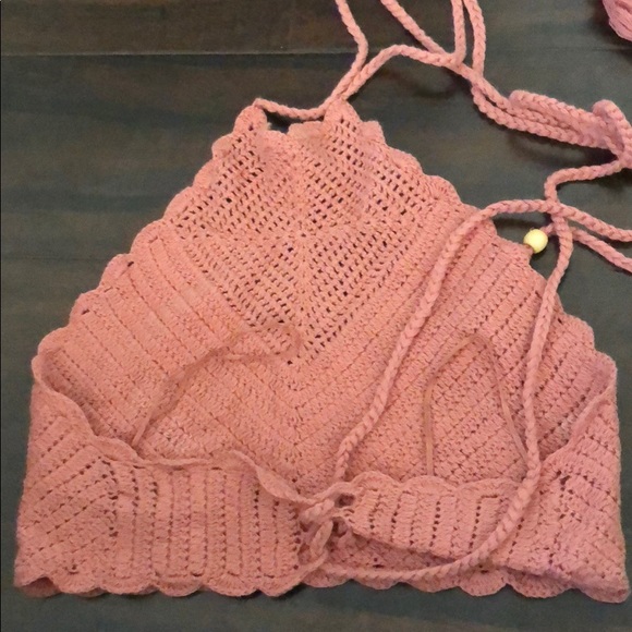Kendall & Kylie Crochet Crop Top - Picture 2 of 3